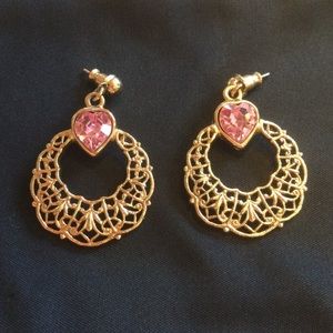 1928 Collection Heart Earrings